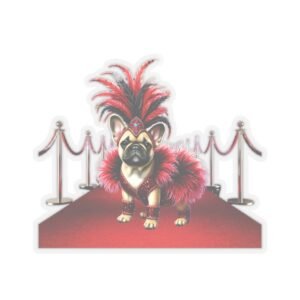 on-the-red-carpet-french-bulldog-sticker